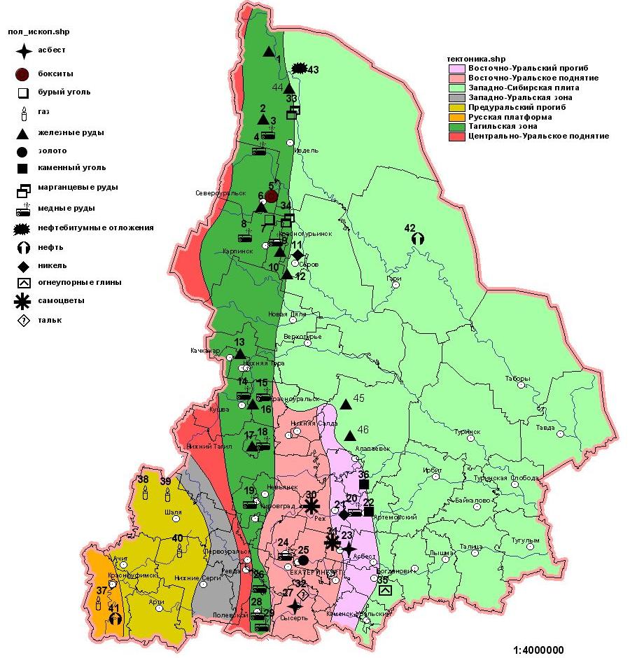 Карта свердловской области с населенными пунктами подробная в реальном времени